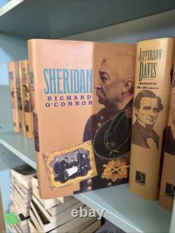 DIRIGEANTS ET GÉNÉRAUX CONFÉDÉRÉS Ensemble de 12 volumes Konecky K&K Bibliothèque de la Guerre Civile