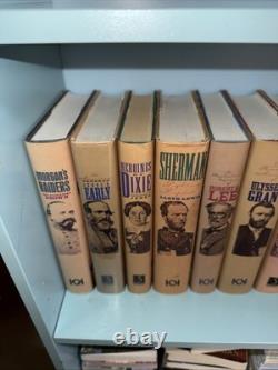 DIRIGEANTS ET GÉNÉRAUX CONFÉDÉRÉS Ensemble de 12 volumes Konecky K&K Bibliothèque de la Guerre Civile