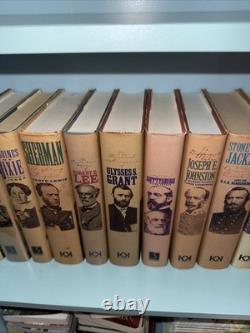 DIRIGEANTS ET GÉNÉRAUX CONFÉDÉRÉS Ensemble de 12 volumes Konecky K&K Bibliothèque de la Guerre Civile