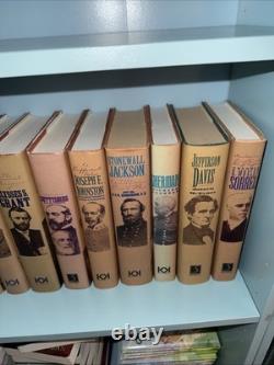 DIRIGEANTS ET GÉNÉRAUX CONFÉDÉRÉS Ensemble de 12 volumes Konecky K&K Bibliothèque de la Guerre Civile