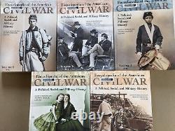 David Heidler Encyclopedia Of The American CIVIL War (5 Tomes) Ex-bibliothèque Euc