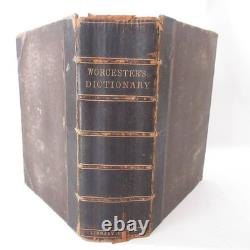 Dictionnaire de Worcester Antiquité, pré-Guerre de Sécession, 1860, lexicographie électro-imprimée