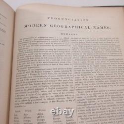 Dictionnaire de Worcester Antiquité, pré-Guerre de Sécession, 1860, lexicographie électro-imprimée