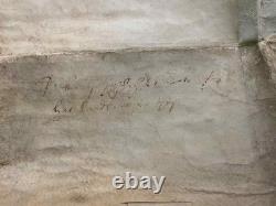 Document antique de 1648 sur vélin signé par Thomas Myddleton concernant la guerre civile anglaise