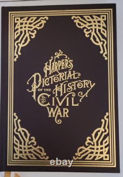 EASTON PRESS Histoire Picturale de la Guerre Civile de Harper Première et Deuxième Partie