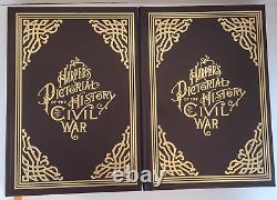 EASTON PRESS Histoire picturale de la guerre civile de Harper Première et Deuxième partie