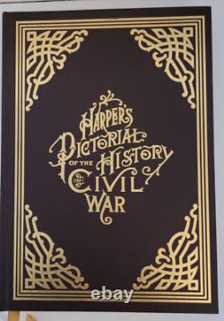 EASTON PRESS Histoire picturale de la guerre civile de Harper Première et Deuxième partie