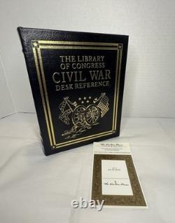 EASTON PRESS RÉFÉRENCE DE BUREAU SUR LA GUERRE DE CIVIL (Bibliothèque du Congrès) 2005 TRÈS BON état