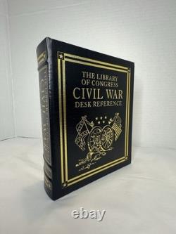 EASTON PRESS RÉFÉRENCE DE BUREAU SUR LA GUERRE DE CIVIL (Bibliothèque du Congrès) 2005 TRÈS BON état