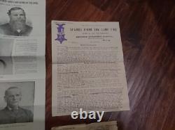 ÉTINCELLES Du FEU DE CAMP, Contes des Anciens Vétérans de la Guerre Civile Lot de Publicité de Livre