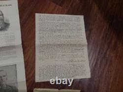 ÉTINCELLES Du FEU DE CAMP, Contes des Anciens Vétérans de la Guerre Civile Lot de Publicité de Livre