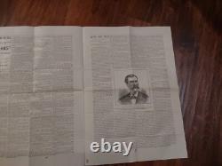 ÉTINCELLES Du FEU DE CAMP, Contes des Anciens Vétérans de la Guerre Civile Lot de Publicité de Livre