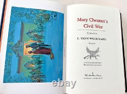 Easton Press 2V SET LA GUERRE CIVILE DE MARY CHESNUT Woodward 1ST CUIR FINE/RARE OOP