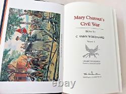 Easton Press 2V SET LA GUERRE CIVILE DE MARY CHESNUT Woodward 1ST CUIR FINE/RARE OOP