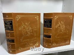 Easton Press Combats et Leaders de la Série de la Guerre Civile 4 vol