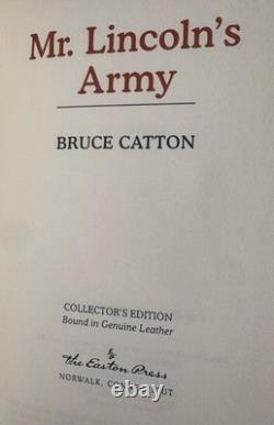 Easton Press Glory Road Armée de Lincoln Appomattox 3v Guerre Civile Catton Cuir