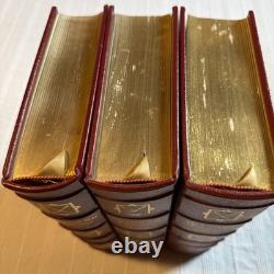 Easton Press La Guerre Civile Un Récit Ensemble de 3 Volumes Shelby Foote 1991 Cuir