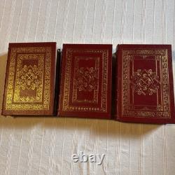 Easton Press La Guerre Civile Un Récit Ensemble de 3 Volumes Shelby Foote 1991 Cuir