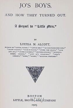 Édition pour hommes de 1894 LITTLE WOMEN de Louisa May ALCOTT, ensemble de la guerre civile, PREMIER, DEUXIÈME et TROISIÈME LIVRE.