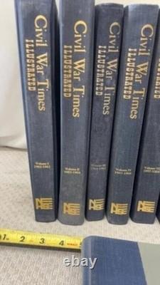 Ensemble complet de 20 volumes reliés de Civil War Times Illustrated (1962-1982)