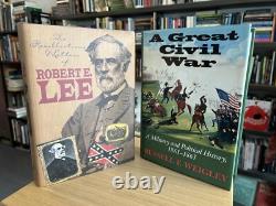 Ensemble de 4 livres sur la guerre civile : Lettres de Robert E. Lee, Comment le Nord a gagné