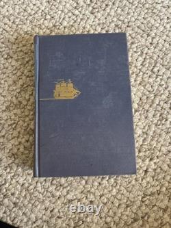 Ensemble de 8 livres reliés vintage bleus sur l'histoire américaine