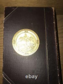 Ensemble en cuir Les mémoires personnels d'Ulysse Grant! Première édition de 1883 Guerre Civile