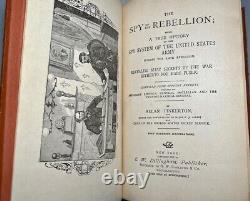 Espion de la Rébellion Allan Pinkerton 1888 Édition d'Abonnement Histoire Antique