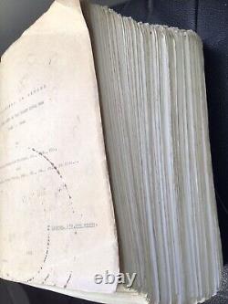 Étrangers à Oxford manuscrit original 1967 Guerre Civile anglaise. Young & Toynbee