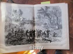 FRANK LESLIE'S ILLUSTRATED, CÉLÈBRES DIRIGEANTS, SCÈNES DE BATAILLE DE LA GUERRE CIVILE, 1896
