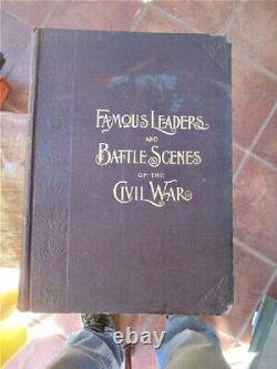 FRANK LESLIE'S ILLUSTRATED, Célèbres leaders, scènes de bataille de la guerre civile, 1896, #2