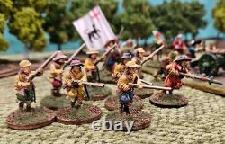 Figures peintes de 28 mm - Compagnie des Piquiers de la Guerre Civile Anglaise - Lamentations de Talbot