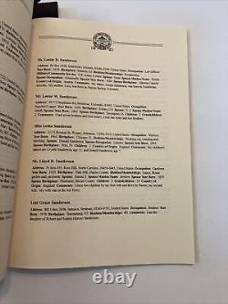 Généalogie de la famille Sanderson : L'arbre généalogique depuis la guerre civile, livres sur 'Qui est Qui'