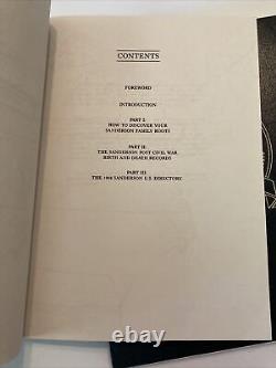 Généalogie de la famille Sanderson : Les incontournables depuis la guerre civile - Livres