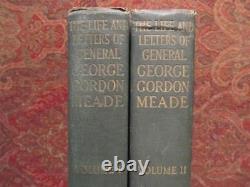 Général George Gordon Meade Vie Et Lettres Guerre CIVIL 1913 Première Édition