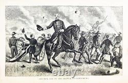 Général confédéré ROBERT E LEE Histoire STONEWALL JACKSON Guerre civile C. S. A de 1886