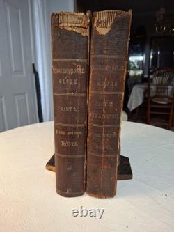Globe Congressional Original 1860-1861 Volumes 1-2 Sécessions d'États et Guerre Civile