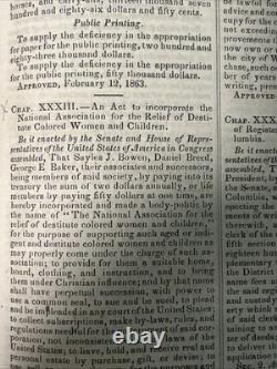 Globe du Congrès de 1863 Proclamation d’émancipation Guerre de Sécession