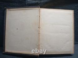 Grand Guerre Civile Vol I & III Ensemble de Livres Historiques Illustrés en Cuir Antique par Tomes 1860