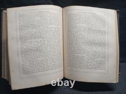 Grand Guerre Civile Vol I & III Ensemble de Livres Historiques Illustrés en Cuir Antique par Tomes 1860