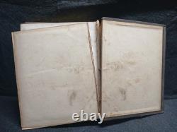 Grand Guerre Civile Vol I & III Ensemble de Livres Historiques Illustrés en Cuir Antique par Tomes 1860