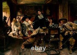 Grande saisie du 19ème siècle de la guerre civile anglaise comte de Leven EDGAR BUNDY