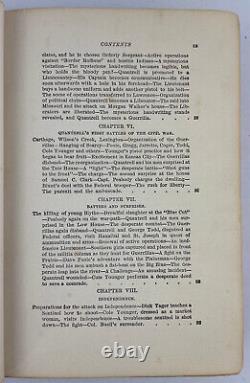 Guérilleros Notables, ou la Guerre de la Frontière, John N. Edwards, 1879, HC