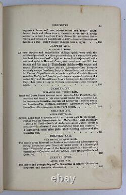 Guérilleros Notables, ou la Guerre de la Frontière, John N. Edwards, 1879, HC