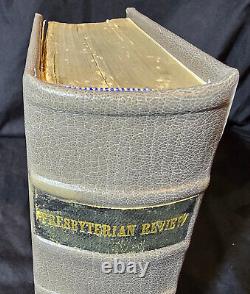 Guerre Civile SOUTHERN PRESBYTERIAN REVIEW 5 Volumes. Relié Ensemble 1858-1861