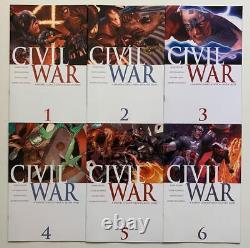 Guerre civile #1 à #7 série complète + 4 x one shots (Marvel 2006) état NM+/-