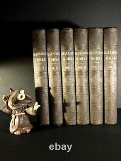 Guerre civile Esclavage Abolition Émancipation Œuvre de Channing Reliure fine 6 vol. 1846