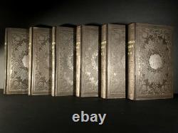 Guerre civile Esclavage Abolition Émancipation Œuvre de Channing Reliure fine 6 vol. 1846