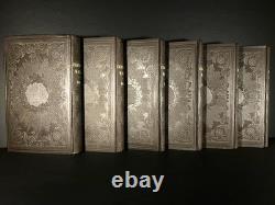 Guerre civile Esclavage Abolition Émancipation Œuvre de Channing Reliure fine 6 vol. 1846