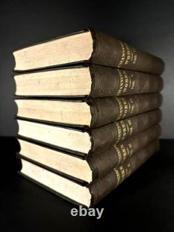 Guerre civile Esclavage Abolition Émancipation Œuvre de Channing Reliure fine 6 vol. 1846
